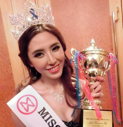 Melinda Lee Chen Ling Miss World Malaysia 2015 2nd Runner Up and Miss Social Media Queen